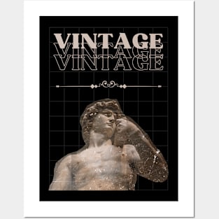 Vintage Roman Statue Posters and Art